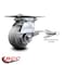 Service Caster 4 Inch Thermoplastic Rubber Caster with Roller Bearing and Brake/Swivel Lock SCC SCC-35S420-TPRRD-SLB-BSL - alternate 3